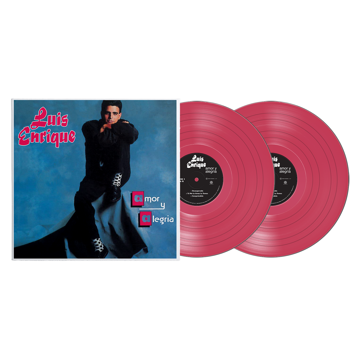 Luis Enrique - Amor Y Alegria Magenta Vinyl 2LP