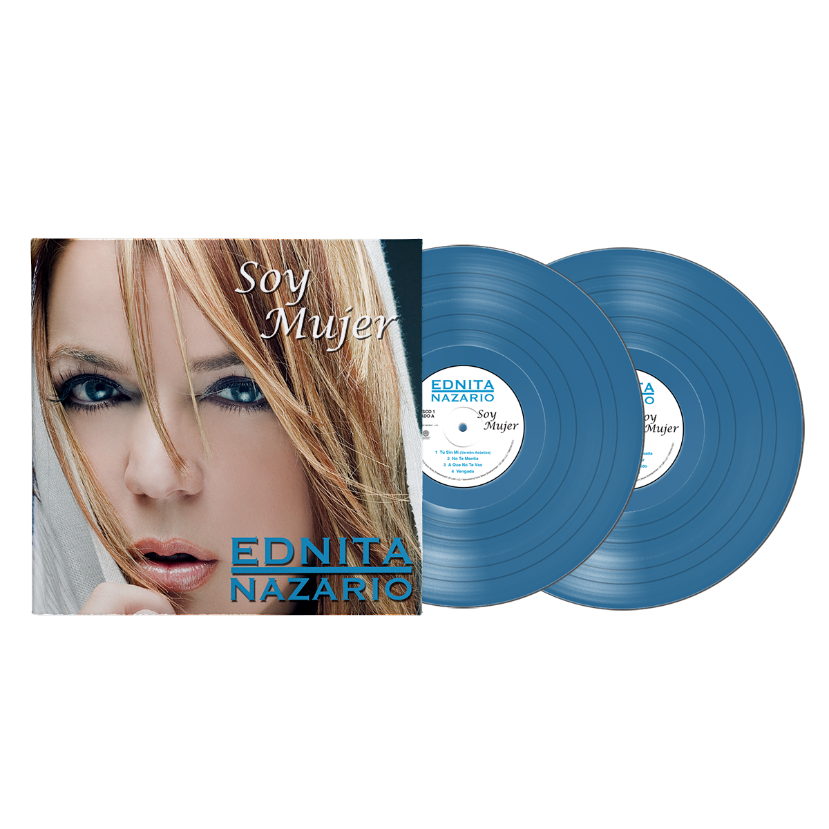 Ednita Nazario - Soy Mujer Aqua Vinyl 2LP