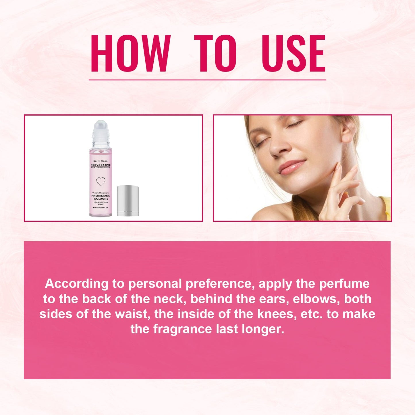 Pheromone Cologne, Natural Fresh Portable Lasting Fragrance Mild Light Fragrance Niche Perfume