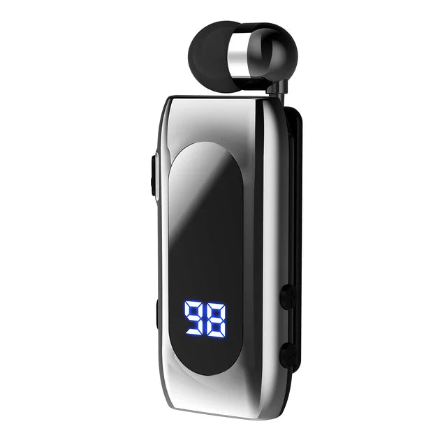 Business Sports Telescopic Cable Collar Clip 5.2 Smart Mini Bluetooth Earphones