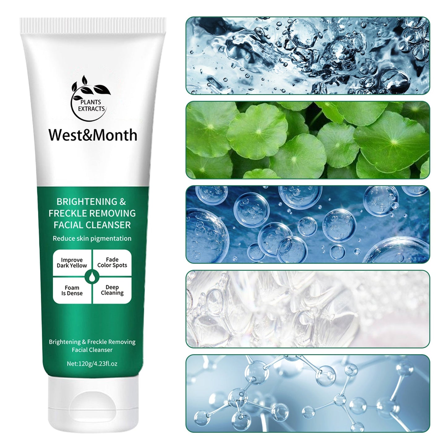 Brightening And Freckle-removing Facial Cleanser, Cleansing And Brightening Skin Moisturizing And Non-tightening Cleanser
