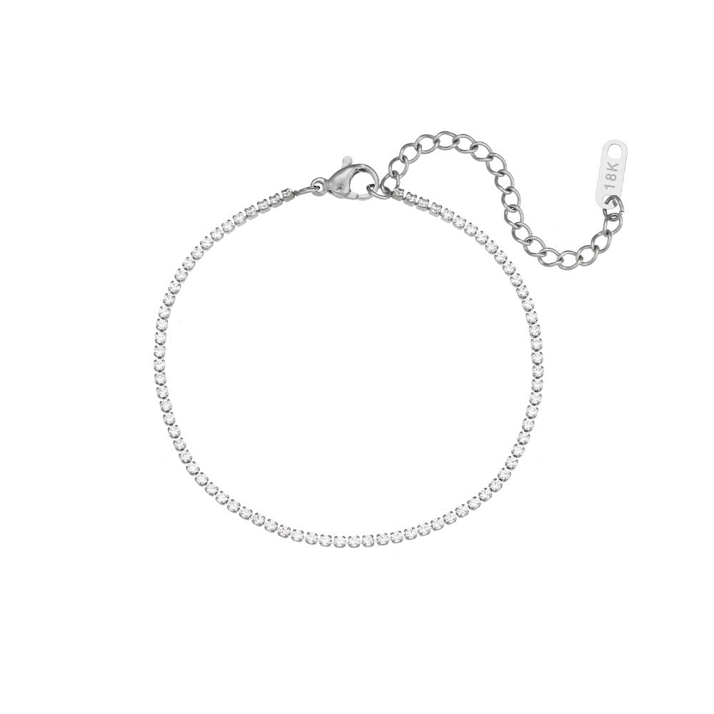 Simple Stainless Steel Bracelet Necklace Ornament