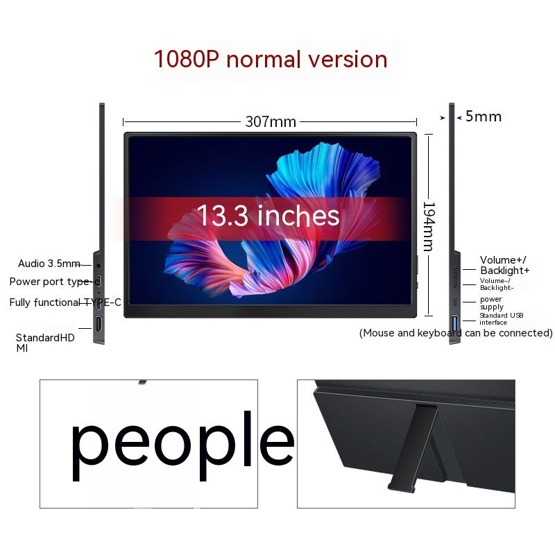 Mobile Phone & Computer Portable Touchscreen Monitor