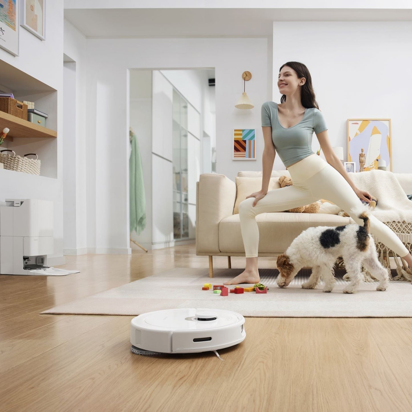 【Certified Refurbished 90% New】Roborock Qrevo Robot Vacuum with Multifunctional Dock