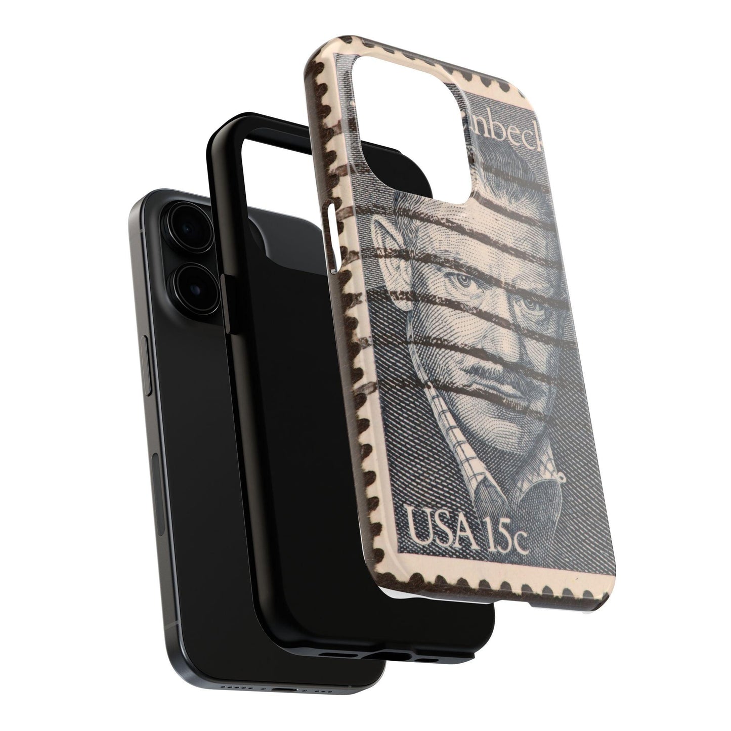 John Steinbeck USA 15c Printed Tough Phone Case for iPhone - Literary Tribute Design