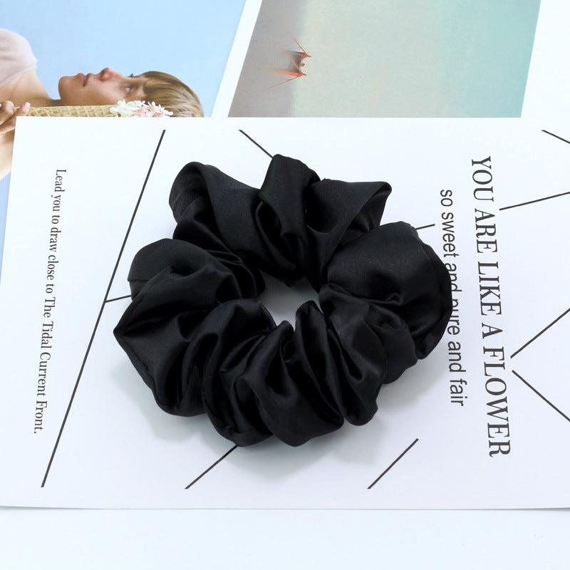 Bright Color Satin Large Intestine Circle Headdress