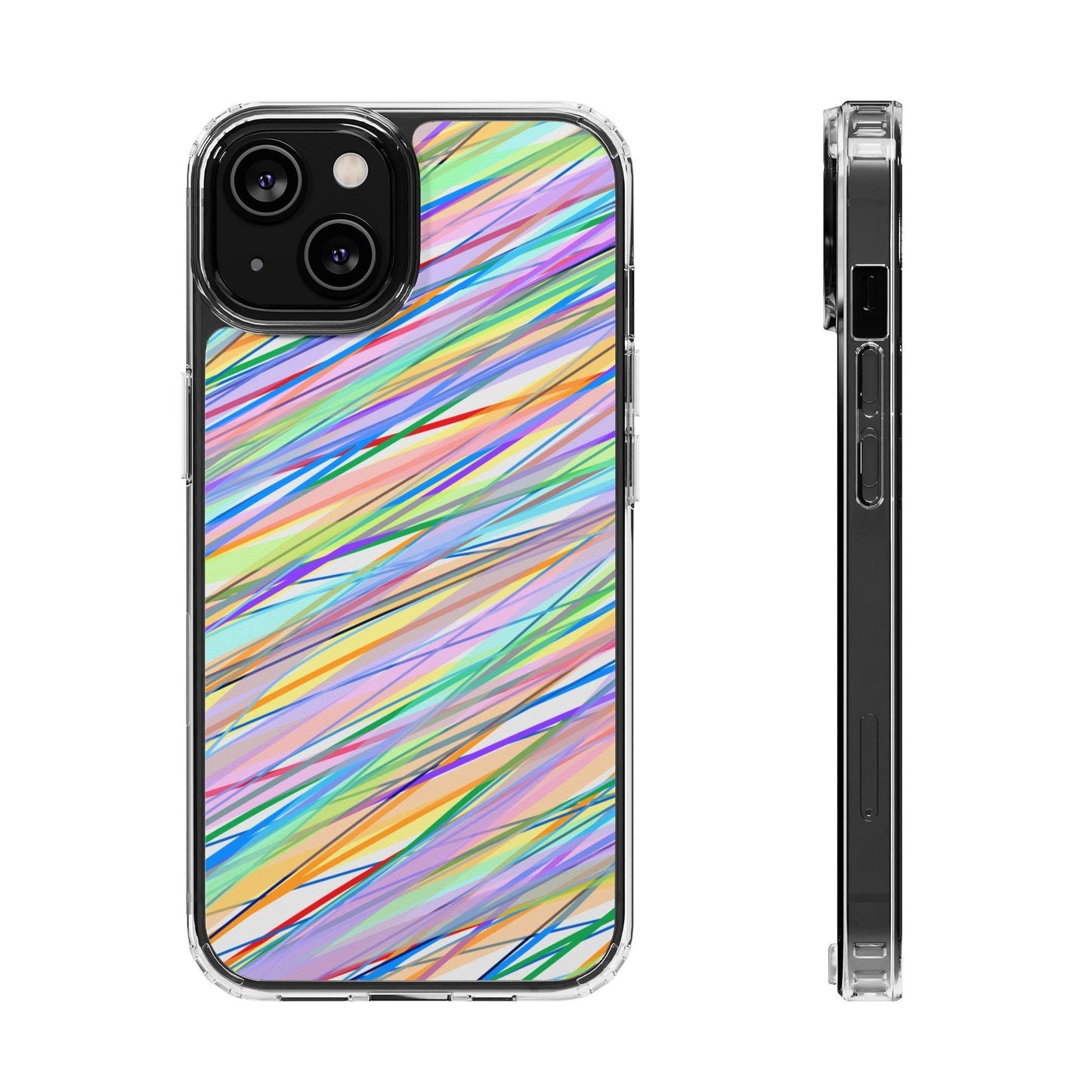 Threads Of Colors Clear Case