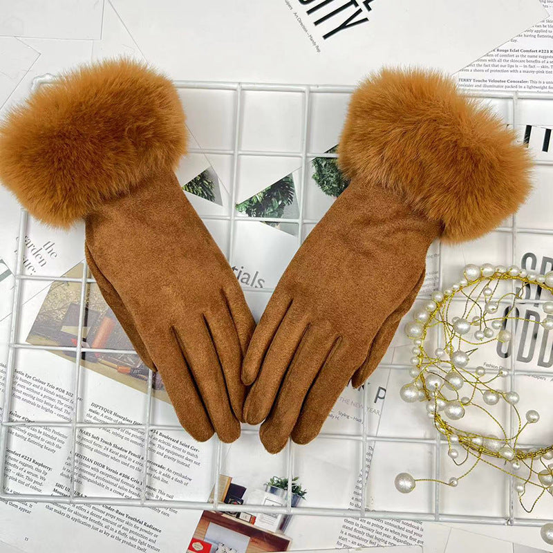 Women's Winter Riding Fleece-Lined Gloves