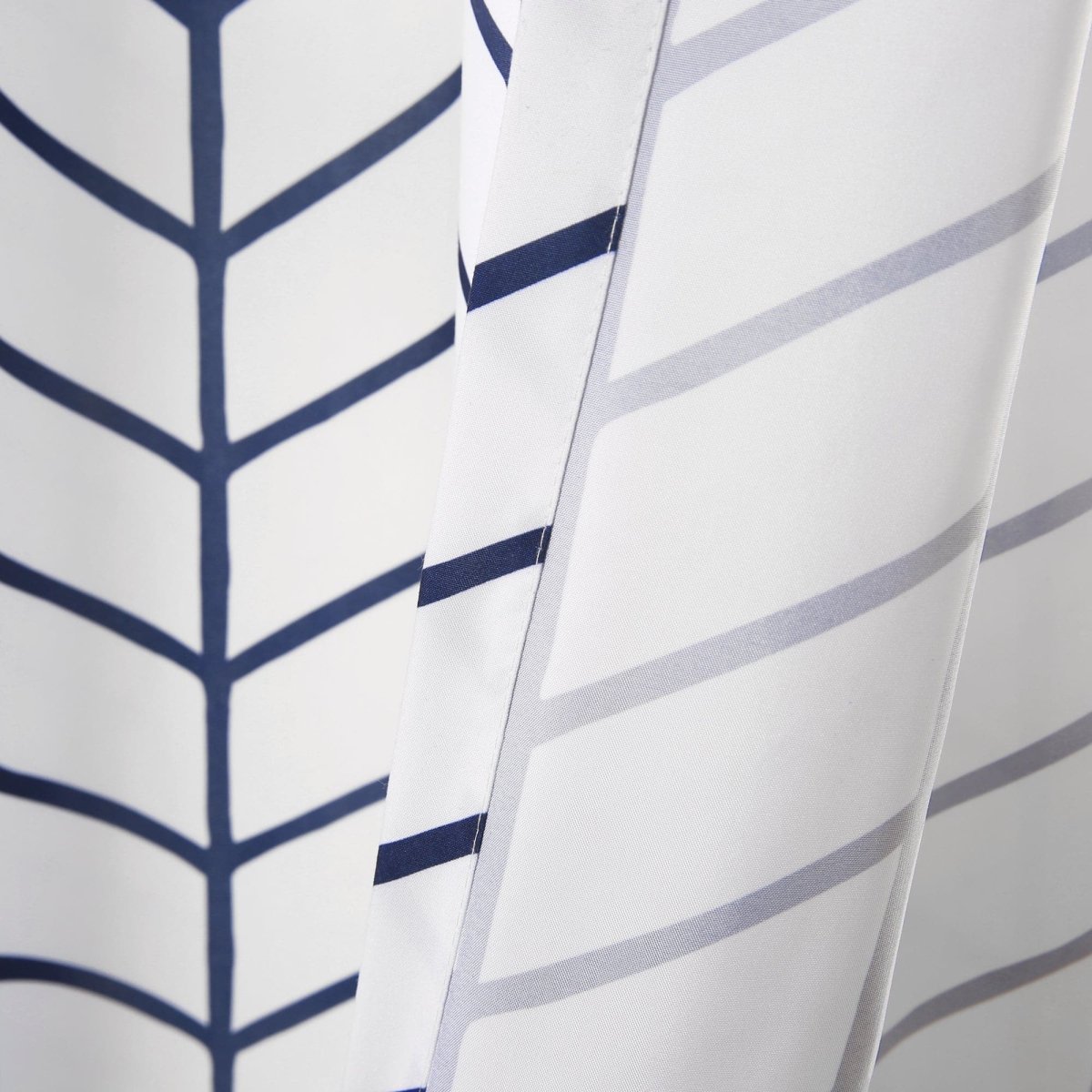Calia Chevron Geo Window Curtain Panels Set