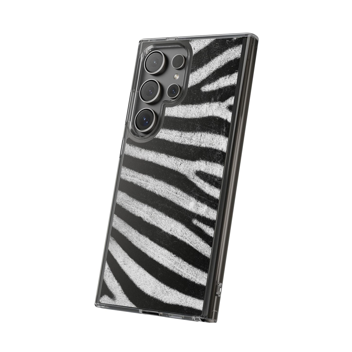 Clear Cases Black and White Zebra Stripes
