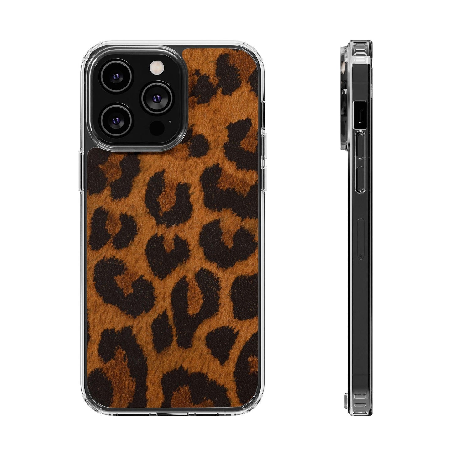 Clear Cases Cheeta Print