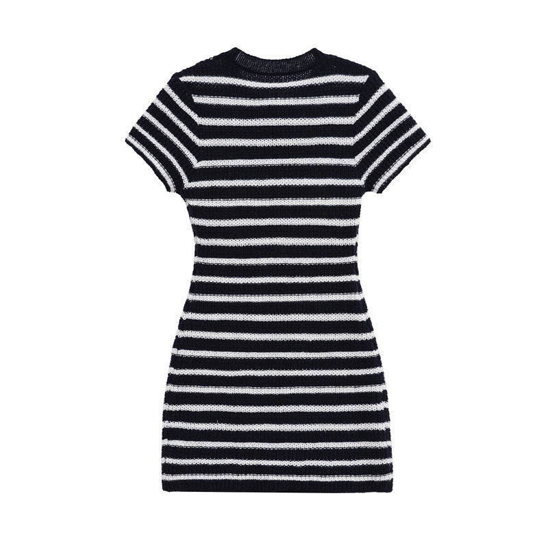 Design Sense Unique Versatile Fitted Slim Casual Dress
