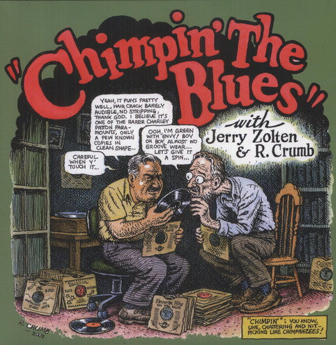 Robert Crumb & Jerry Zolten - Chimpin' The Blues [LP] Vinyl Record