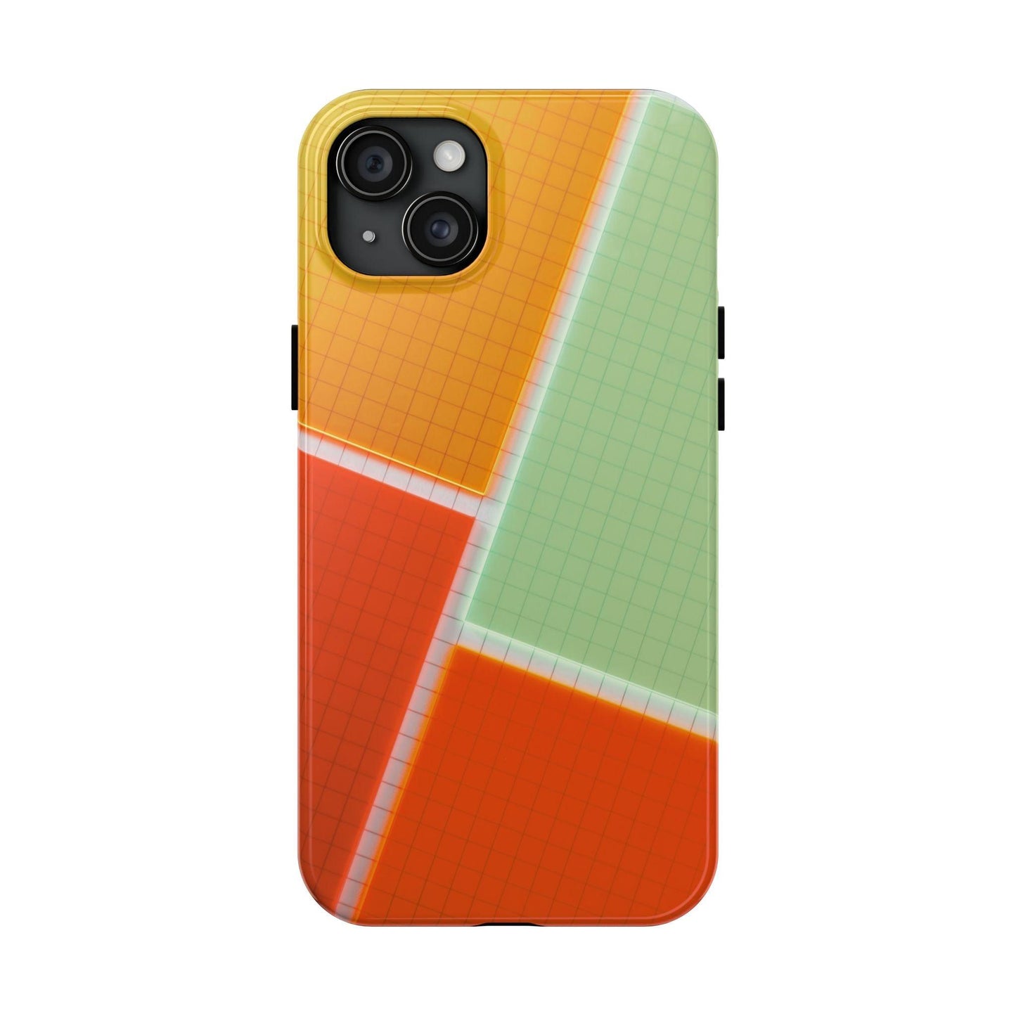 Four Colors Blocks With Shades Tough Phone Cases