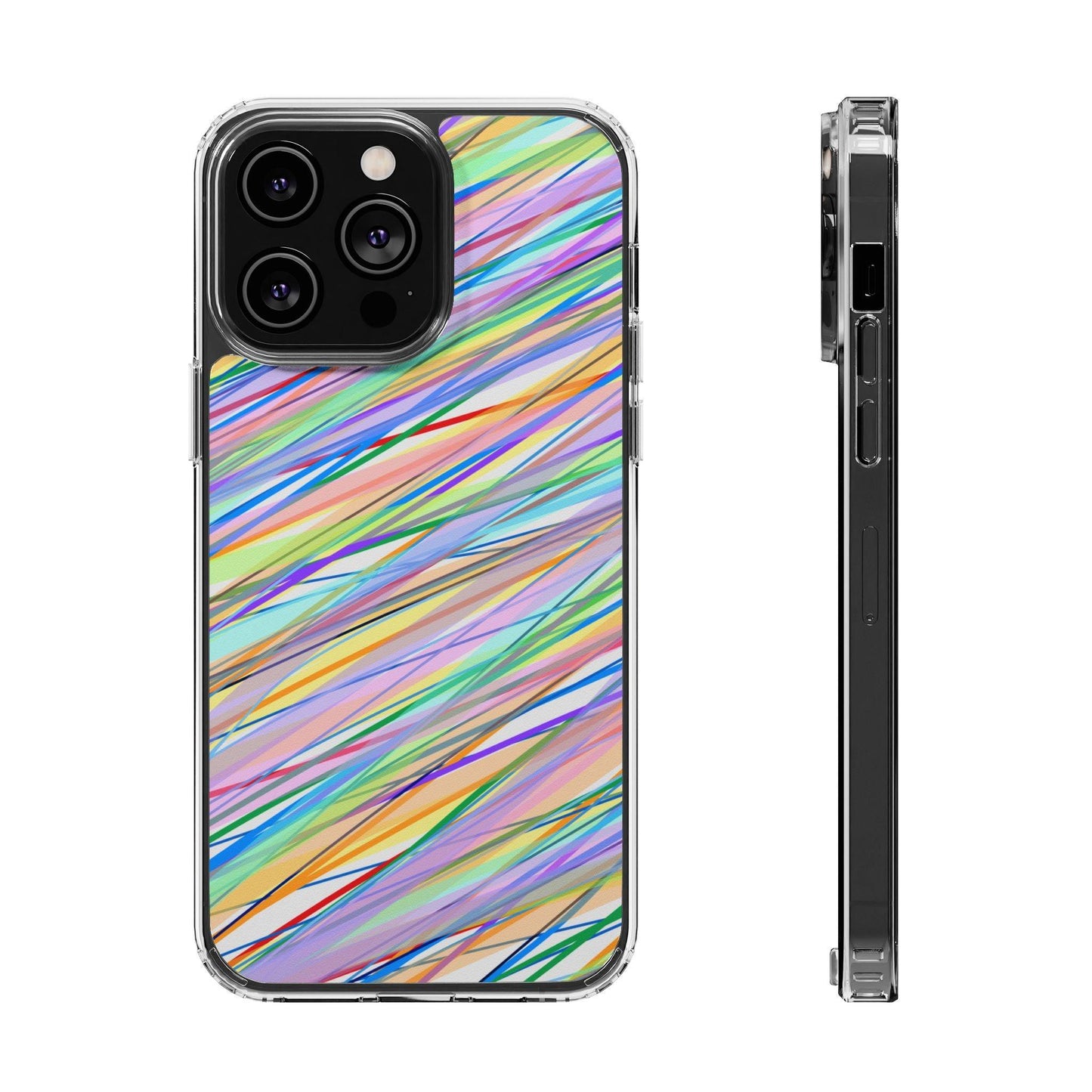 Threads Of Colors Clear Case