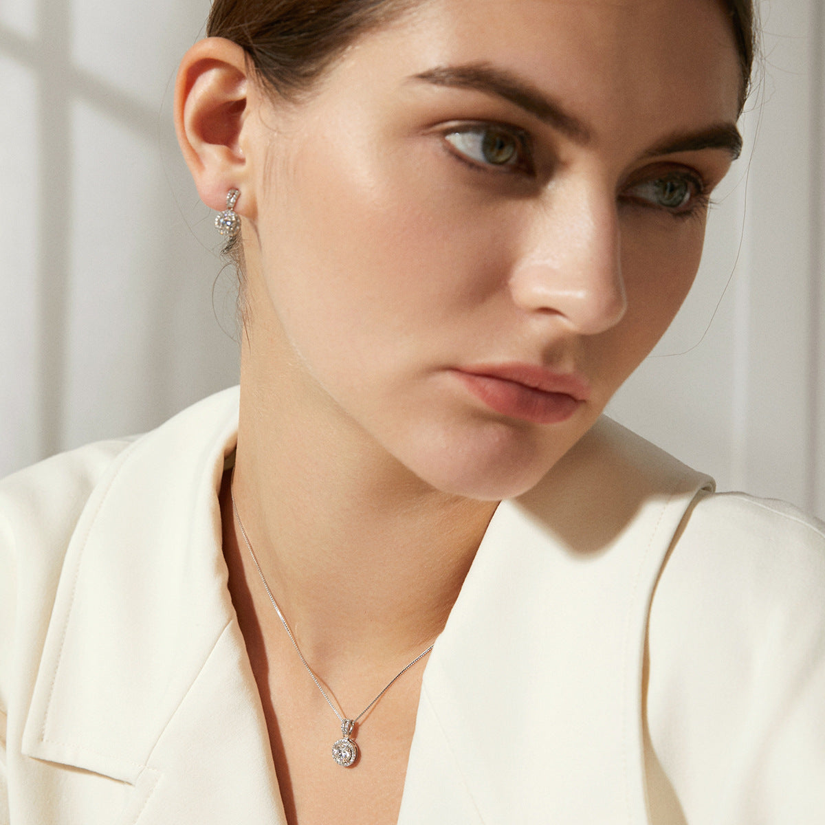 PAG & MAG Moissanite S925 Silver Stud Earrings