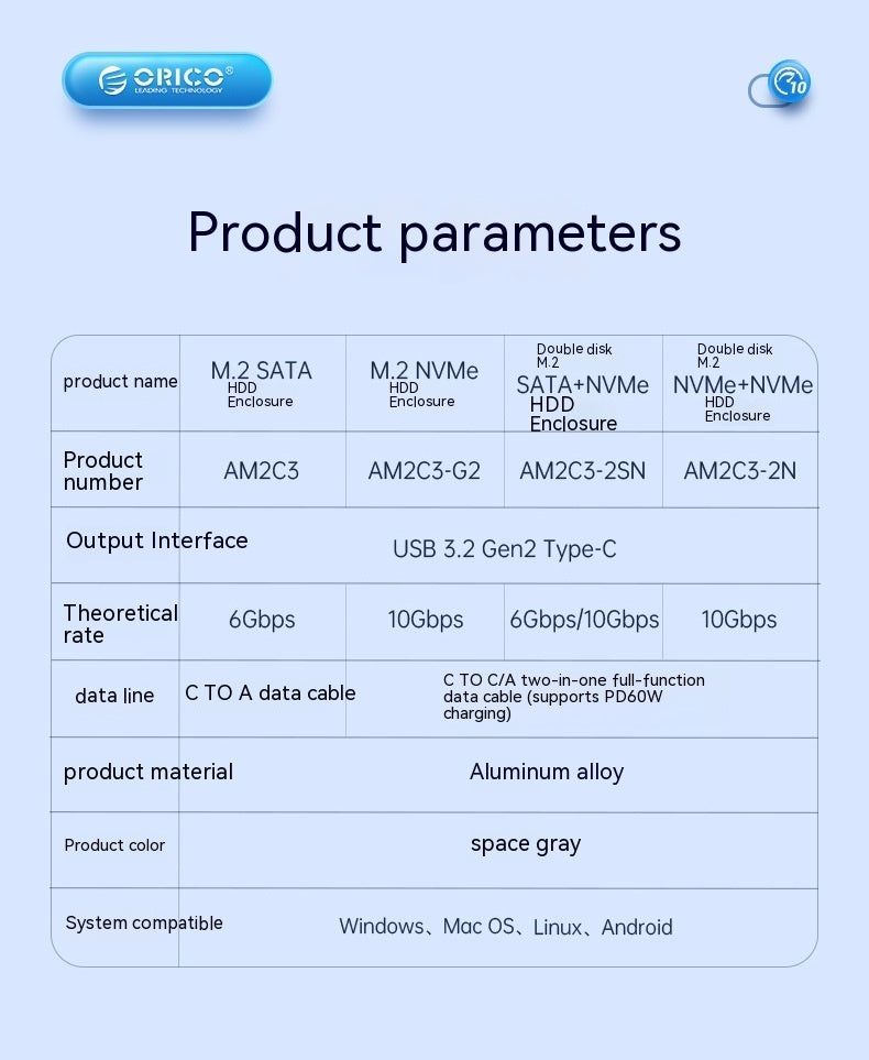 Notebook SSD External Enclosure