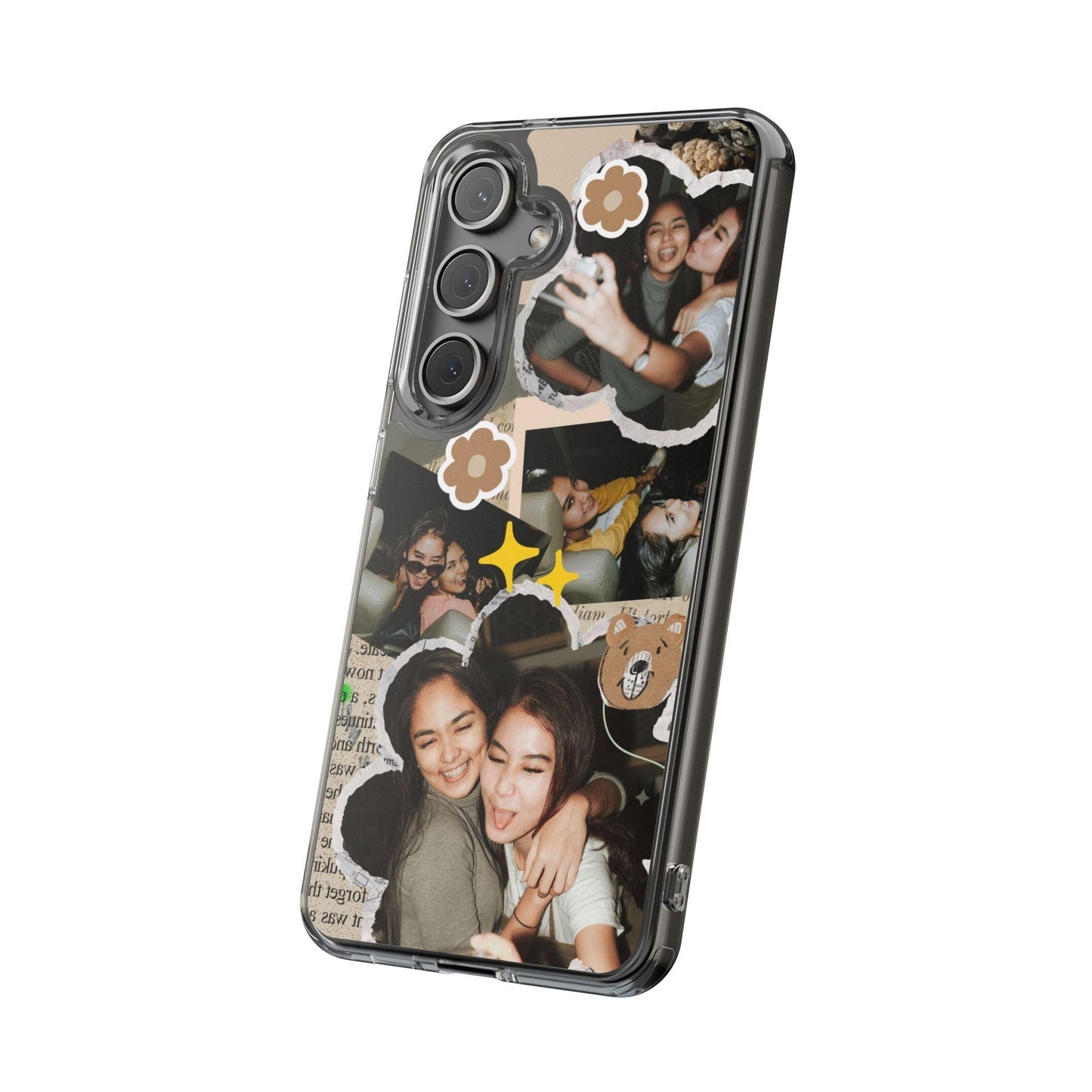 Memories In Retro Templet  Custom Printed Clear Cases