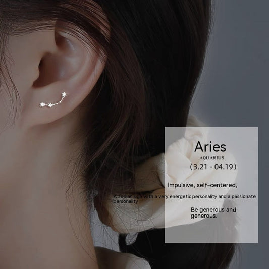 S925 Constellation Stud Earrings