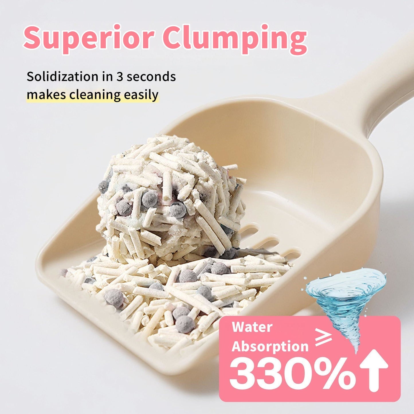 5-In-1 Cat Litter White Blosoom Scent, Yucca Enhanced