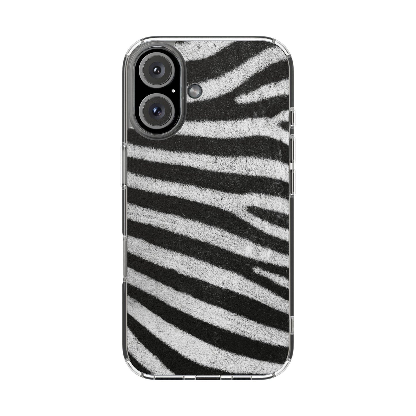Clear Cases Black and White Zebra Stripes