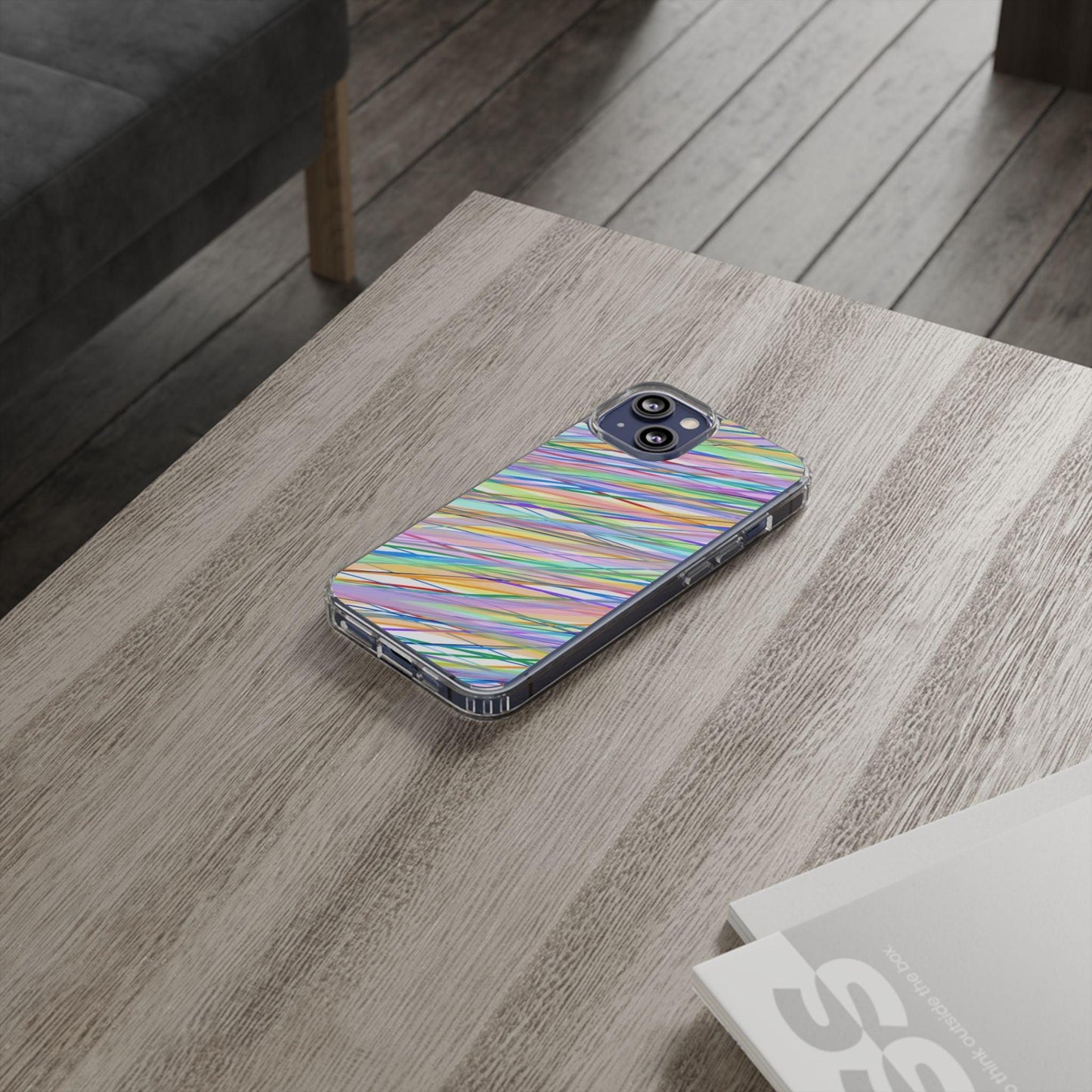 Threads Of Colors Clear Case