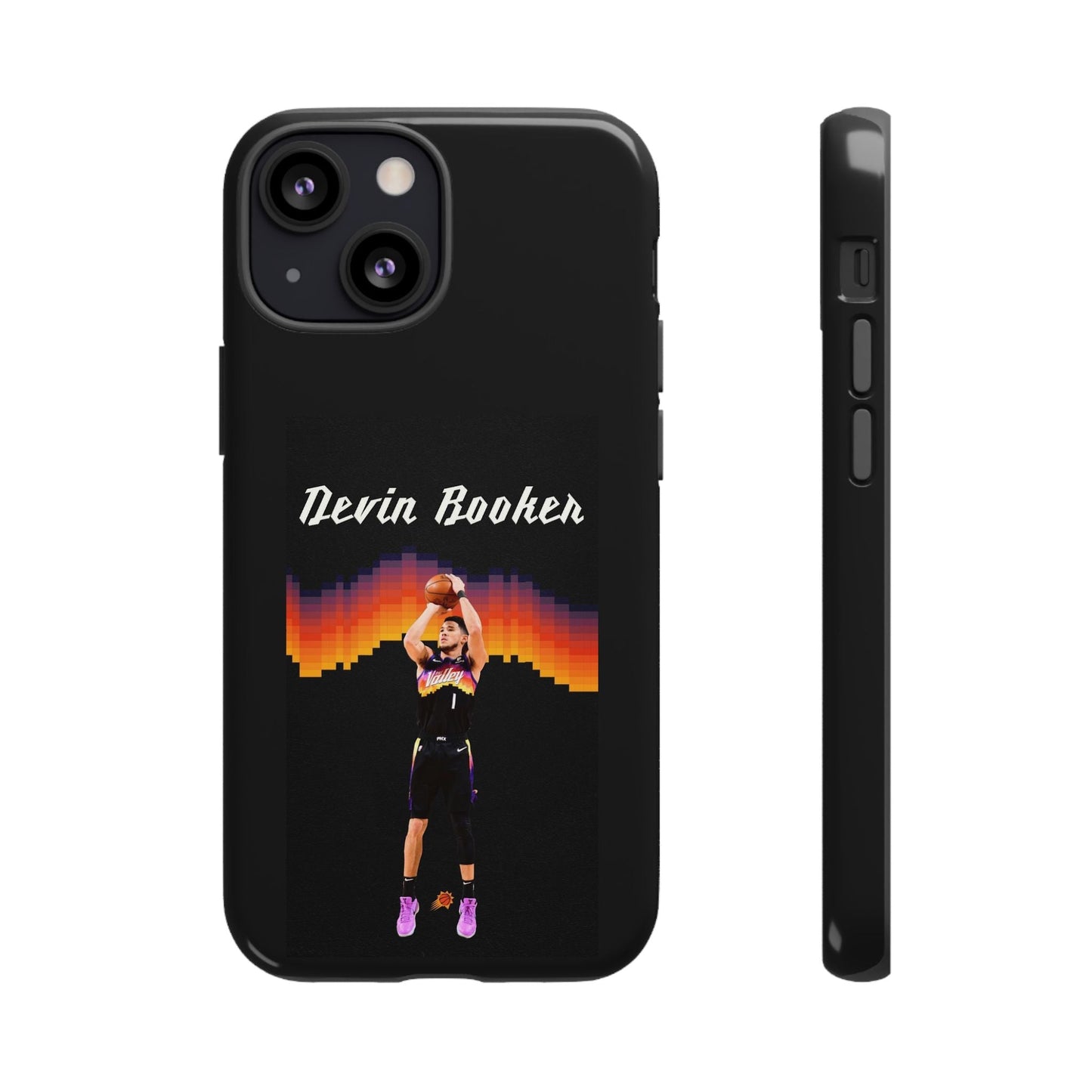 Devin Booker Precision Blaze Series – Dual-Layer ShockGuard Protection | Fits iPhone 8–16 Pro Max & Samsung Galaxy S10–S25 Ultra