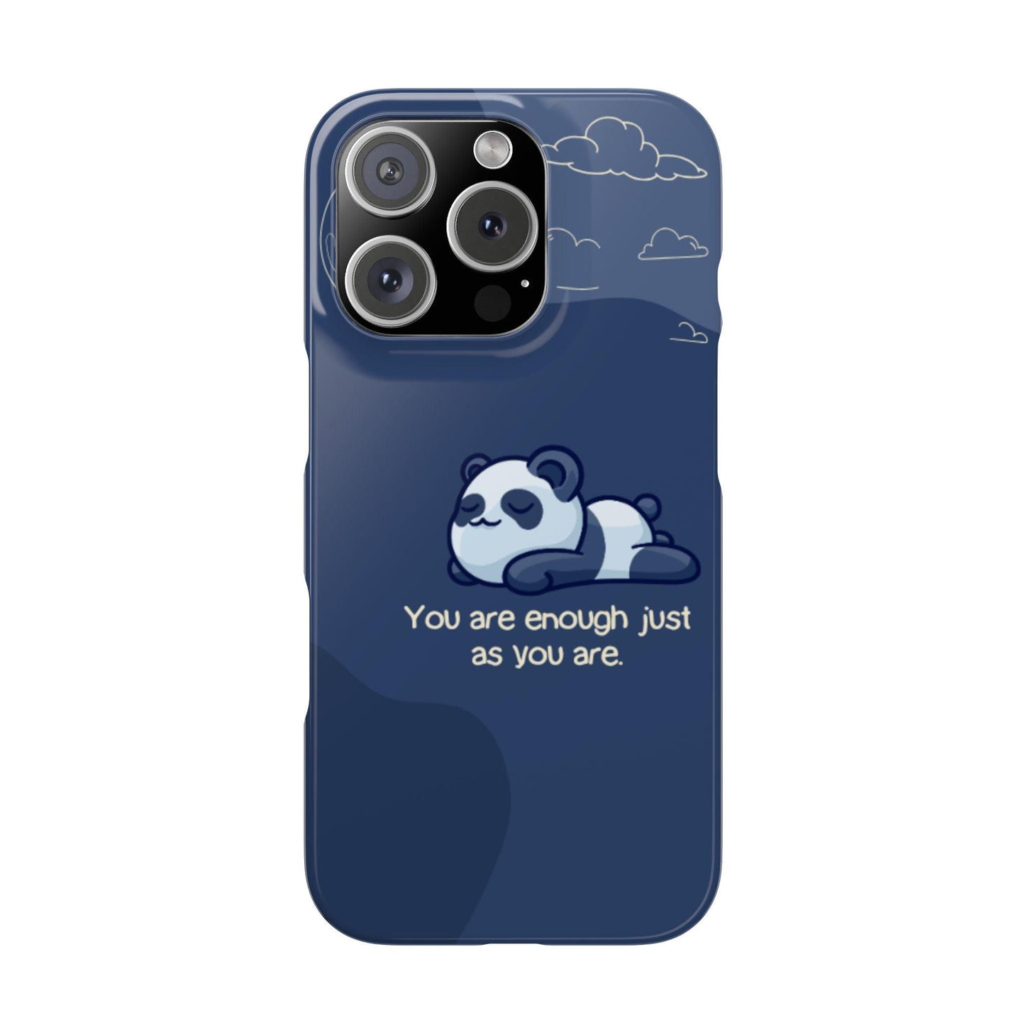 Panda Dreams Phone Case – Cozy Vibes & Inspiring Words