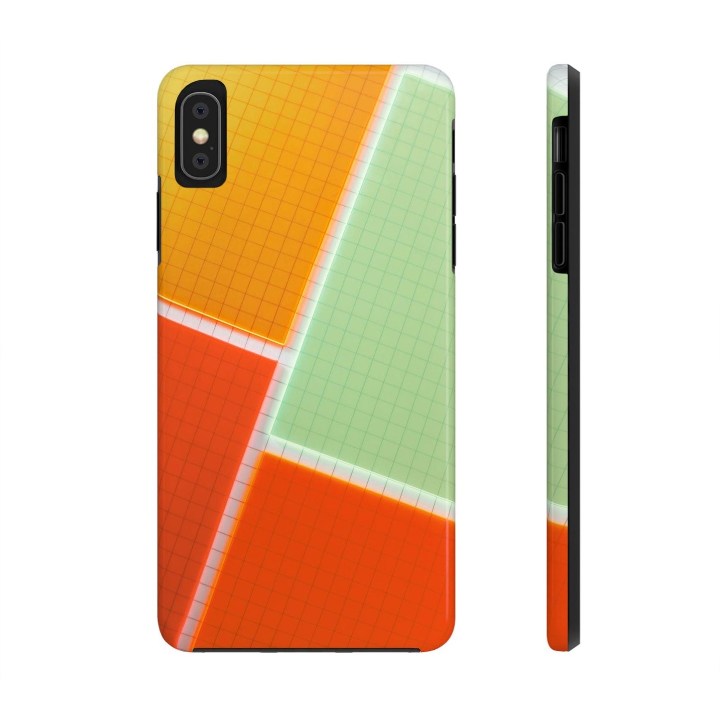 Four Colors Blocks With Shades Tough Phone Cases