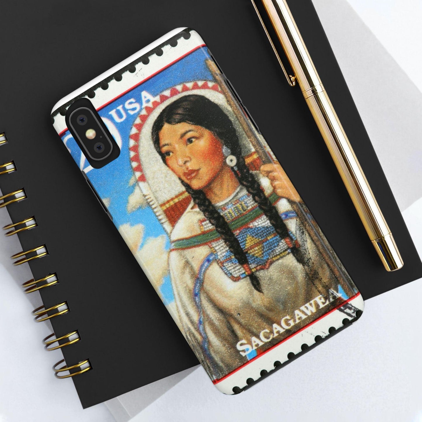 $1 Sacagawea Coin Design Tough Phone Cases