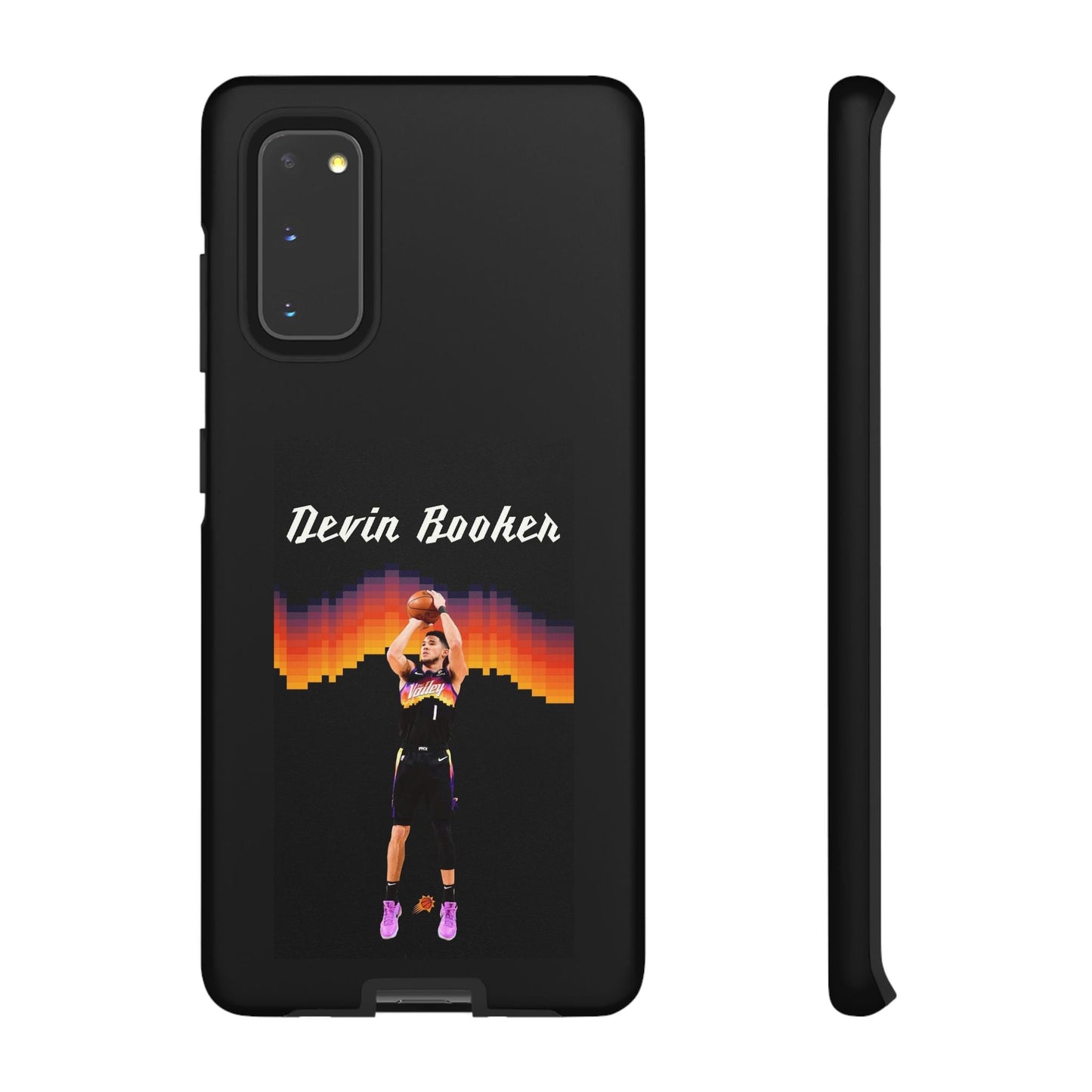 Devin Booker Precision Blaze Series – Dual-Layer ShockGuard Protection | Fits iPhone 8–16 Pro Max & Samsung Galaxy S10–S25 Ultra