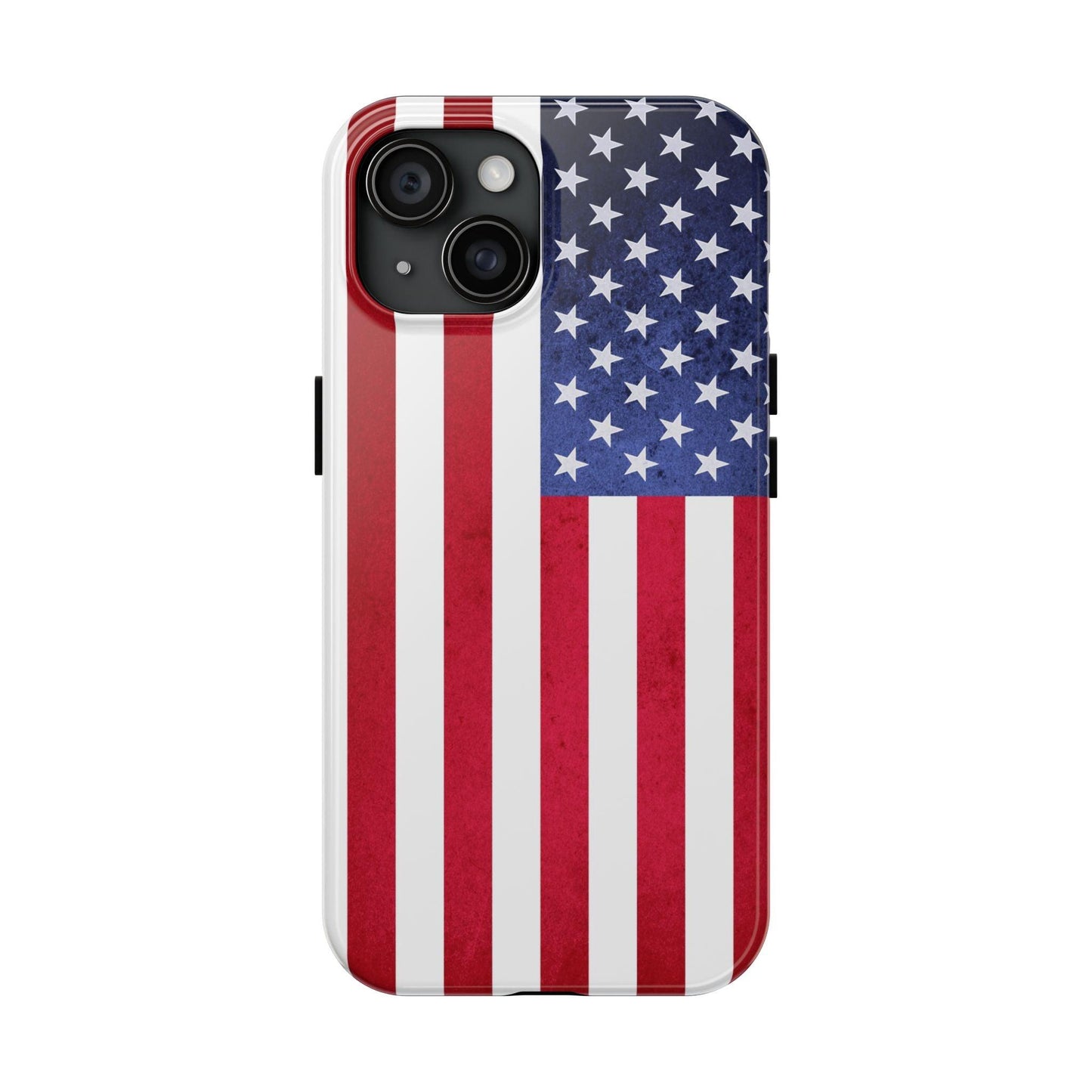 USA Flag Printed Tough Phone Cases