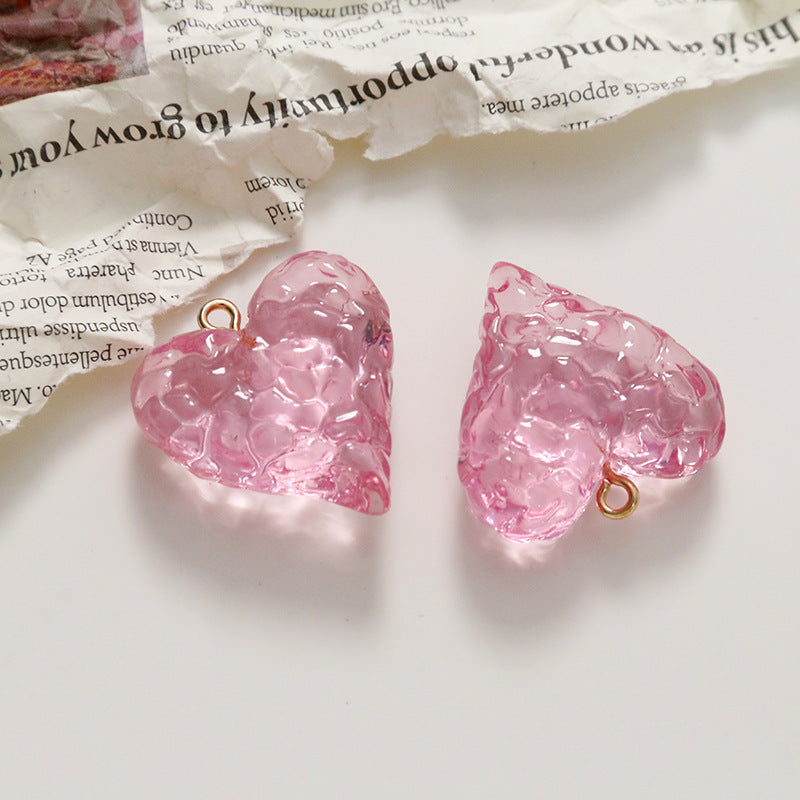Resin Ice Texture Earrings DIY Accessories