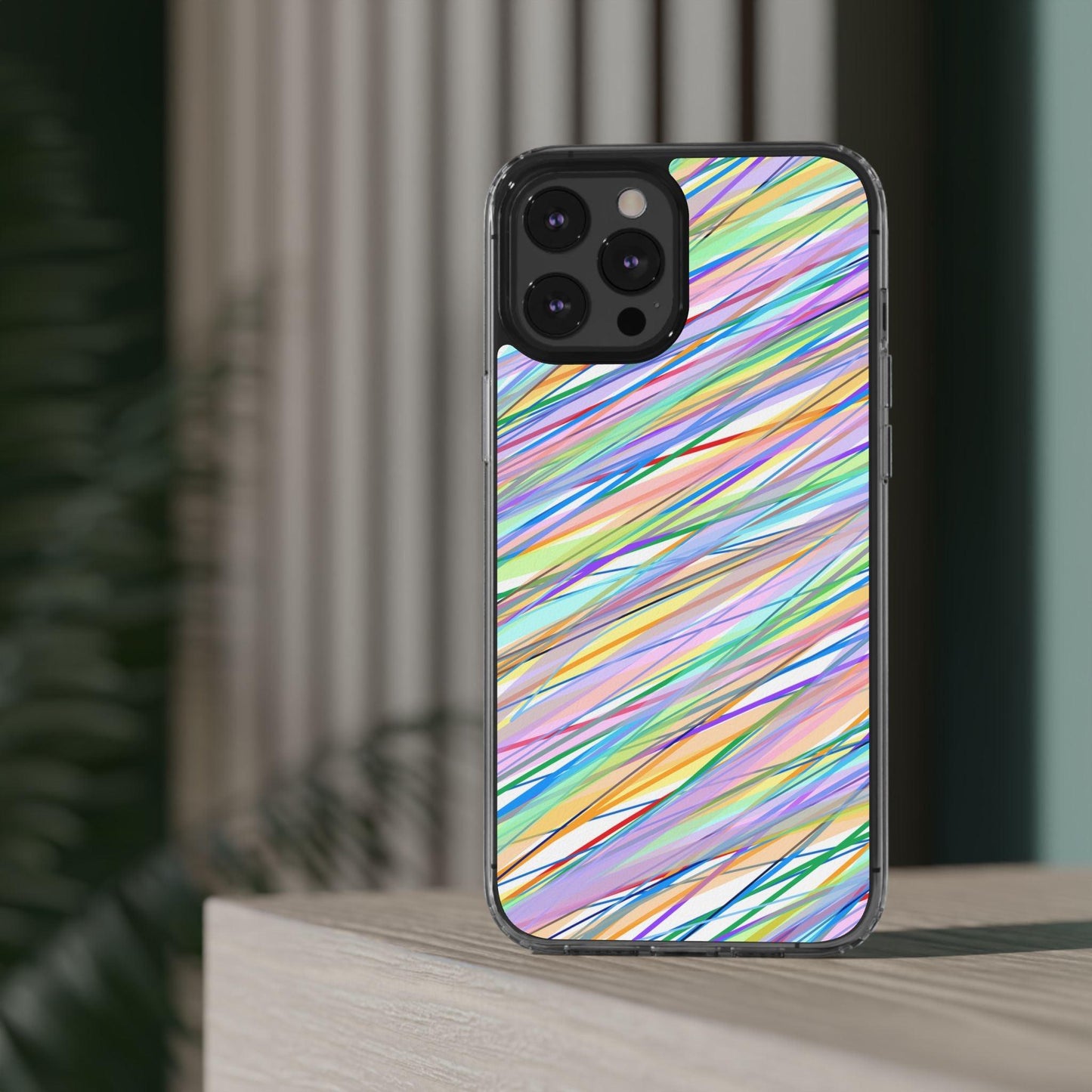 Threads Of Colors Clear Case
