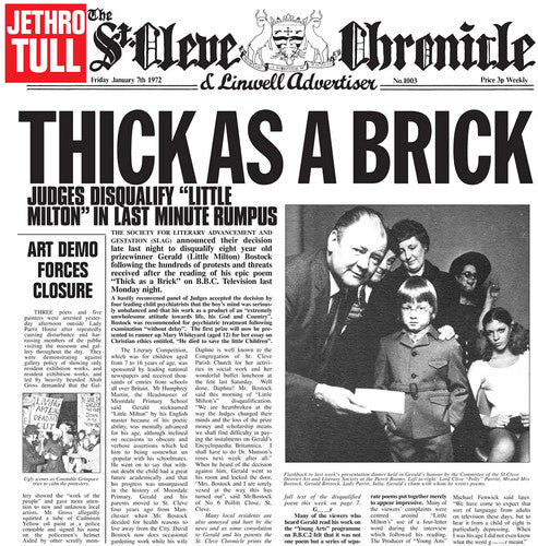 Jethro Tull - Thick As A Brick [Vinyl] Vinyl Record