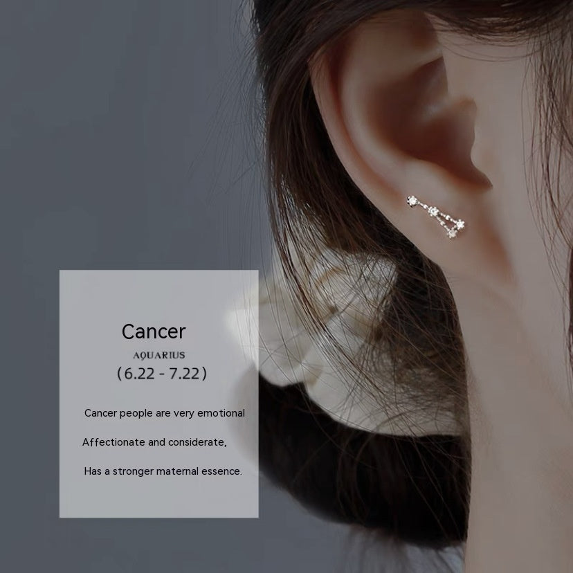 S925 Constellation Stud Earrings