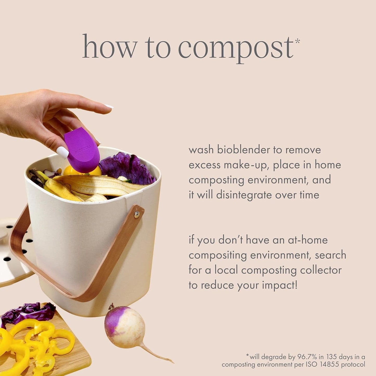 EcoTools Bioblender Compostable Makeup Sponge — Flawless Blending Meets Sustainability