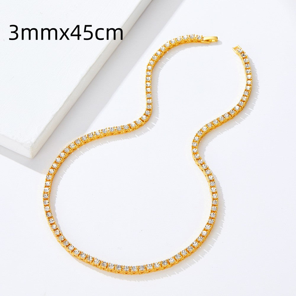 S925 Sterling Silver Octagonal Snake Bones Chain