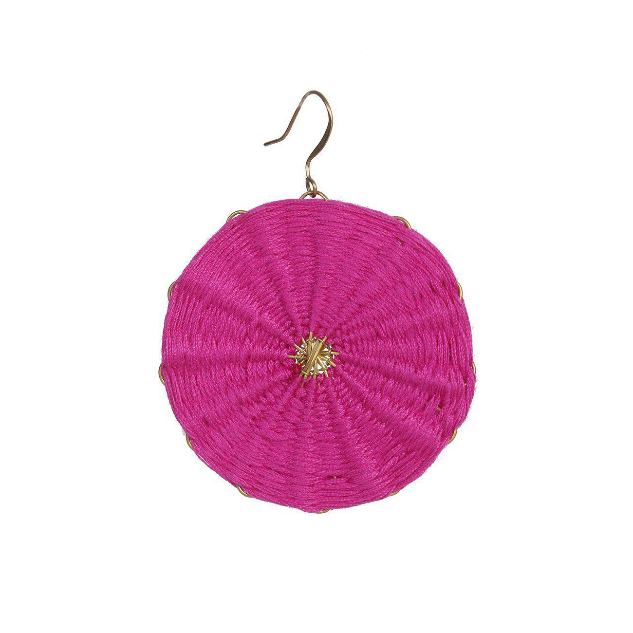 Full Circle Woven Earrings - Thailand