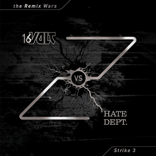 16 Volt Vs Hate Dept - Remix Wars 3 [Colored Vinyl] (Red) Vinyl Record