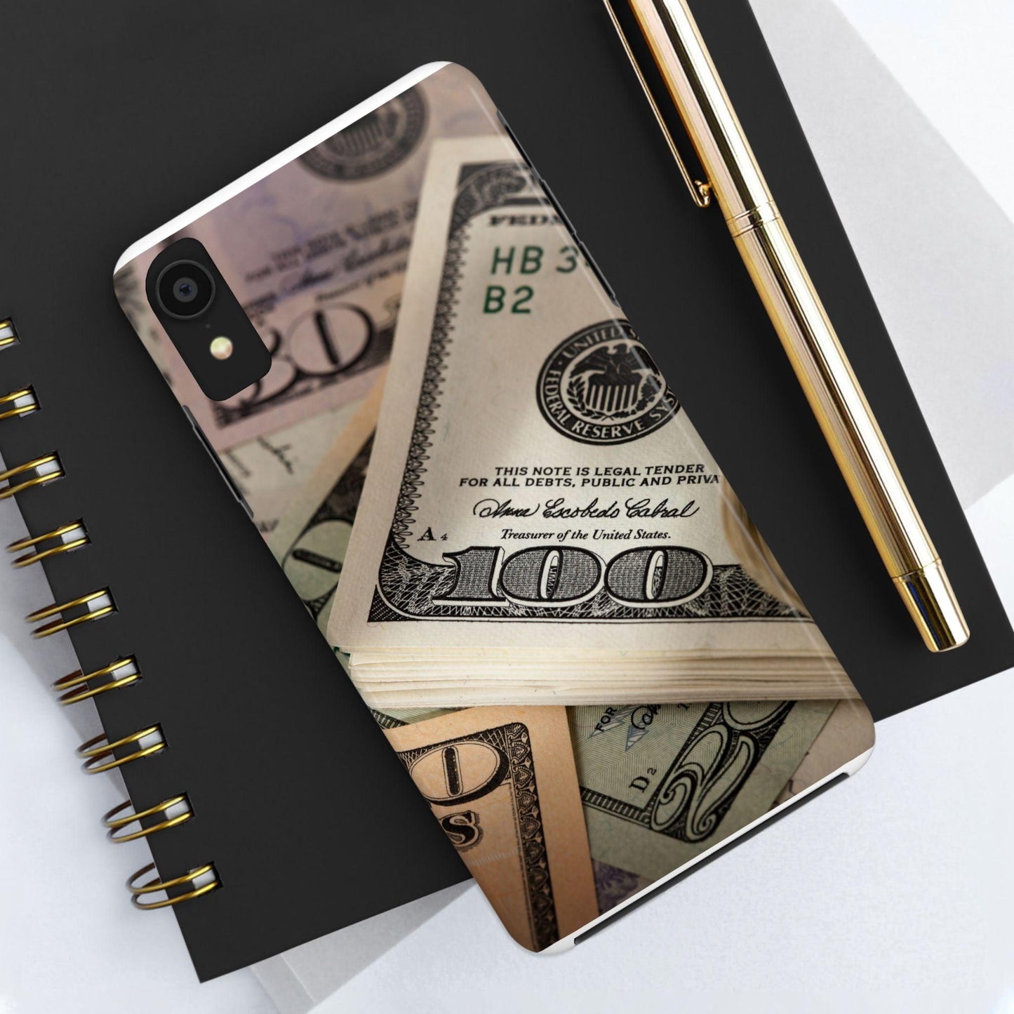 100$ Dollars High Quality Printed Tough Phone Cases