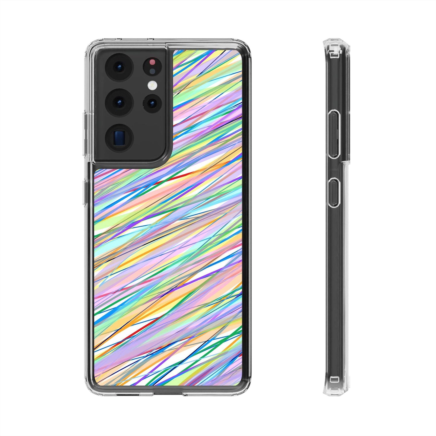 Threads Of Colors Clear Case