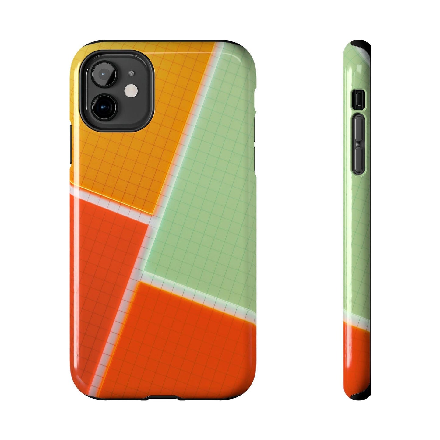 Four Colors Blocks With Shades Tough Phone Cases