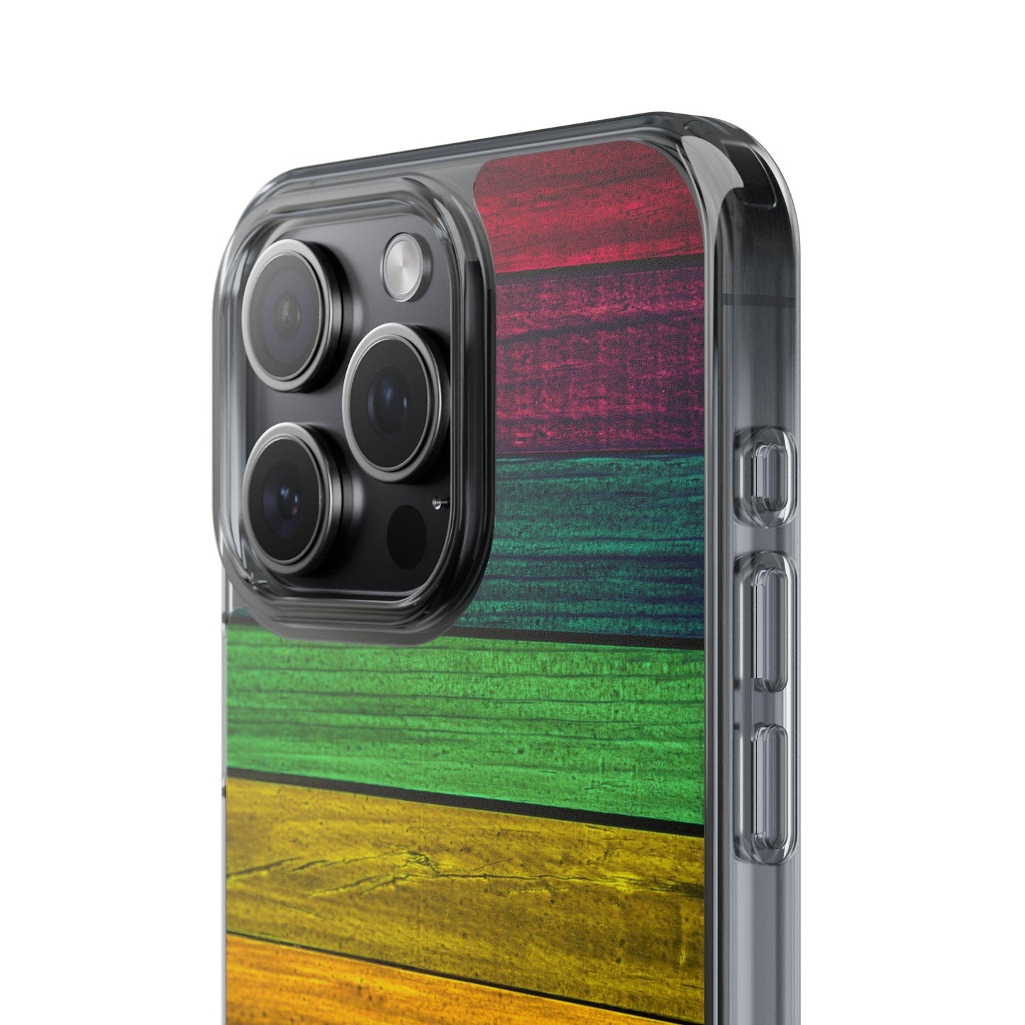 Rainbow On Woods Clear Cases