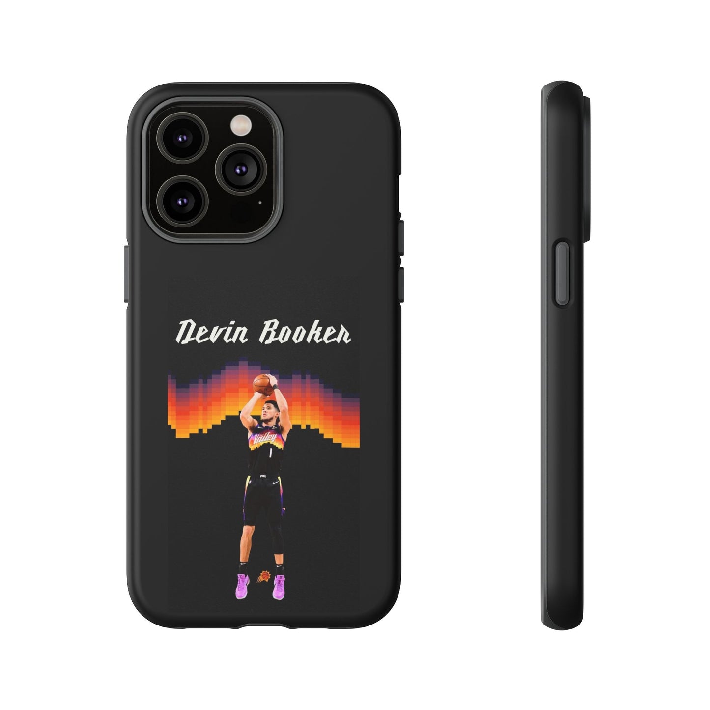 Devin Booker Precision Blaze Series – Dual-Layer ShockGuard Protection | Fits iPhone 8–16 Pro Max & Samsung Galaxy S10–S25 Ultra