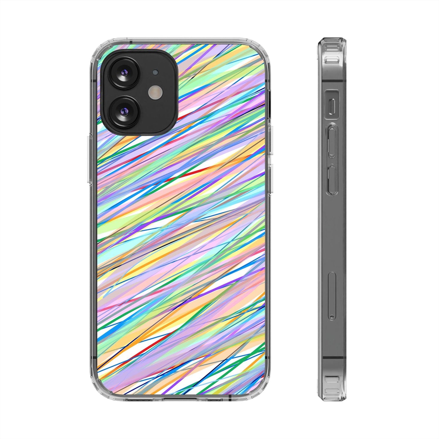 Threads Of Colors Clear Case