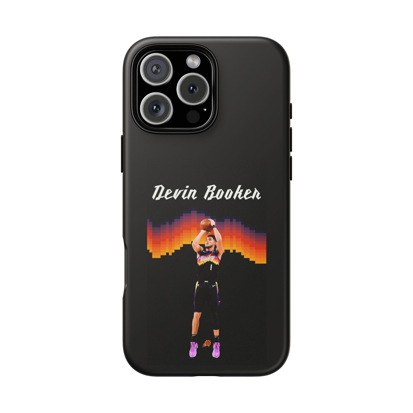 Devin Booker Precision Blaze Series – Dual-Layer ShockGuard Protection | Fits iPhone 8–16 Pro Max & Samsung Galaxy S10–S25 Ultra
