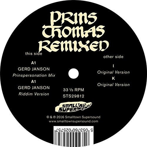 Prins Thomas - Gerd Janson Remixes [LP] Vinyl Record