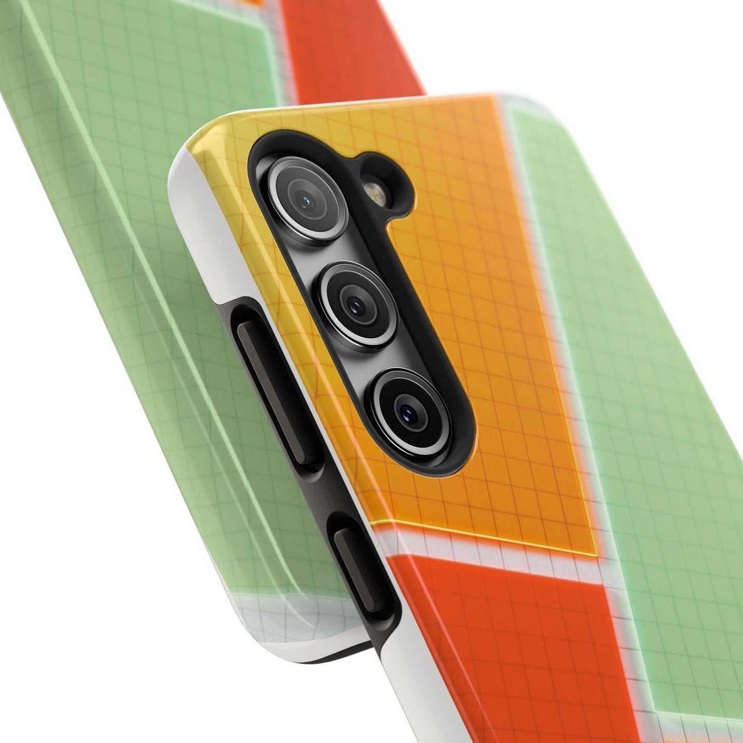 Four Colors Blocks With Shades Tough Phone Cases