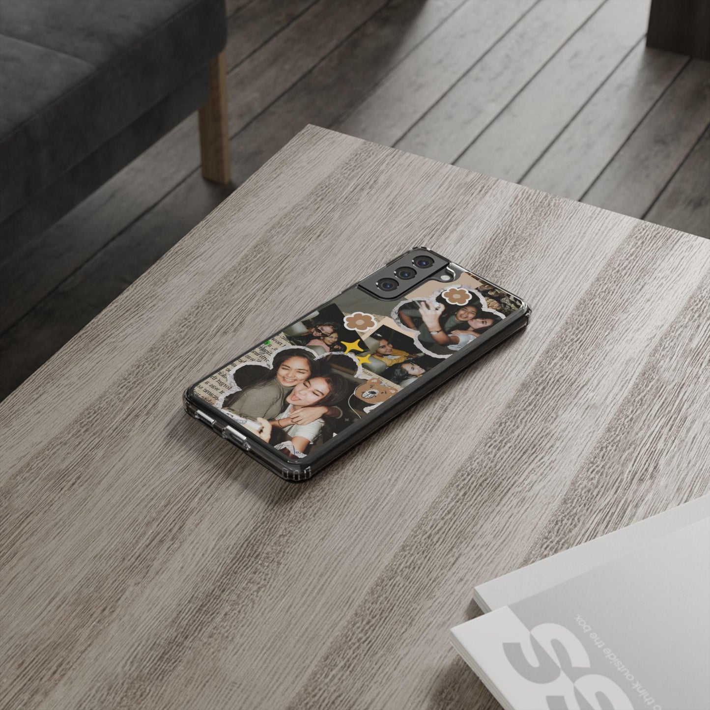 Memories In Retro Templet  Custom Printed Clear Cases